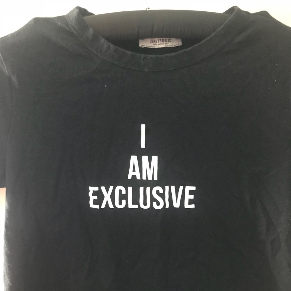 Zara I Am Exclusive Tee
